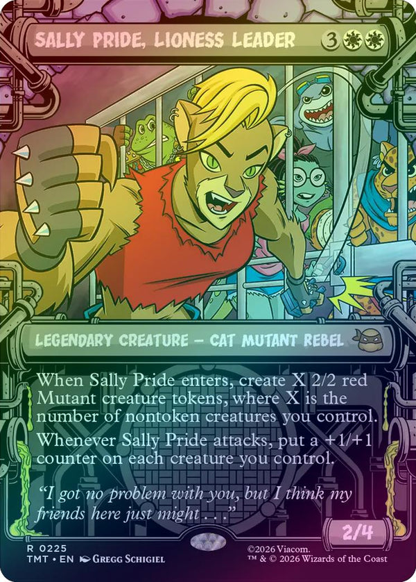 Sally Pride, Lioness Leader - Sewer Frame (Foil) (TMT)