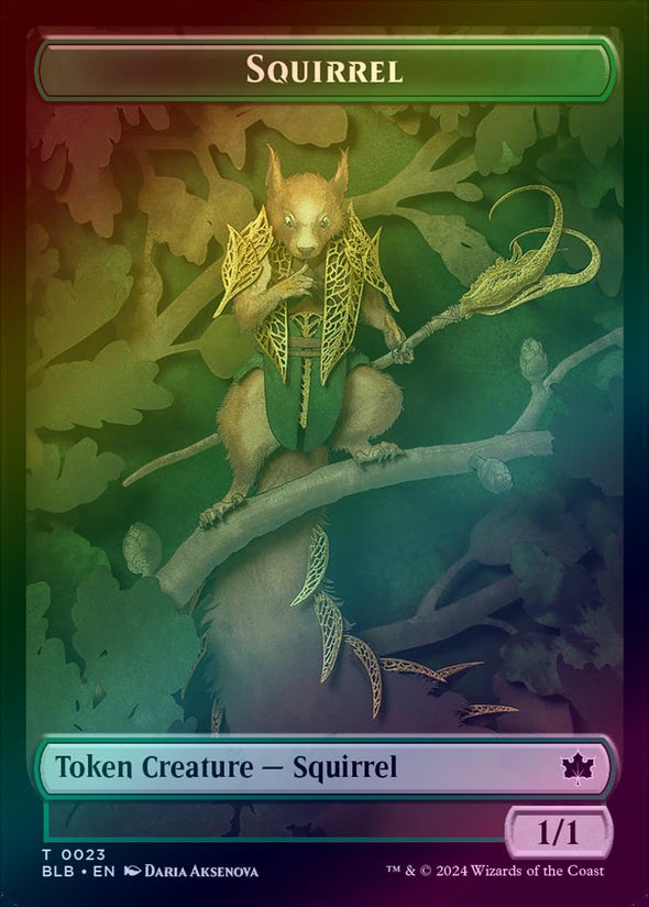 Starscape Cleric // Squirrel Token (Foil) (TBLB)