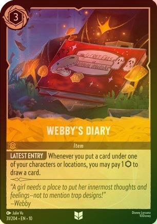 Webby's Diary - 31/204 - Uncommon (Foil)