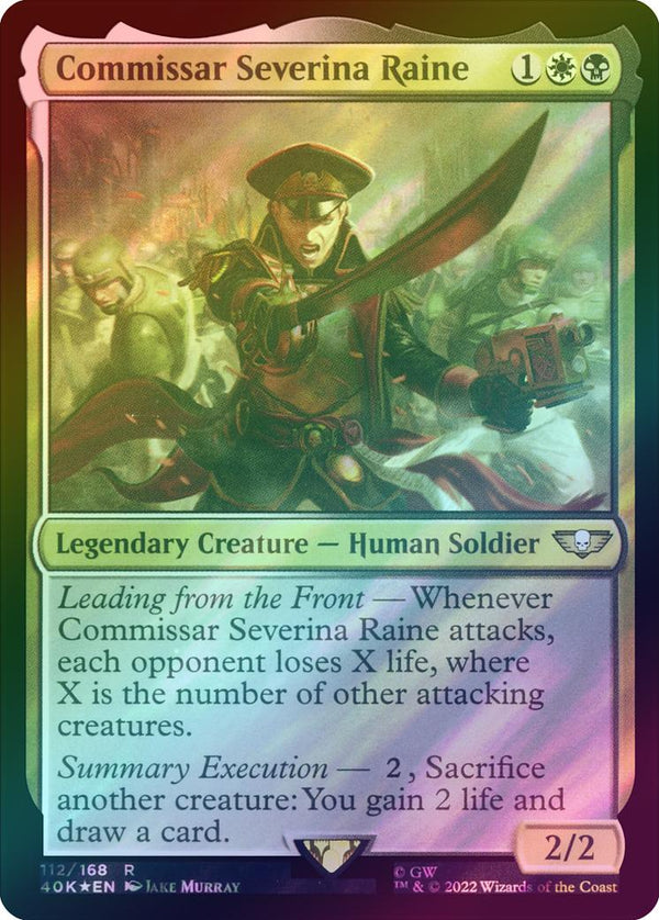 Commissar Severina Raine (Surge Foil) (40K)