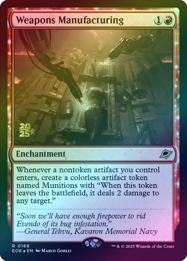 Weapons Manufacturing - Prerelease Promo (Foil) (PEOE)