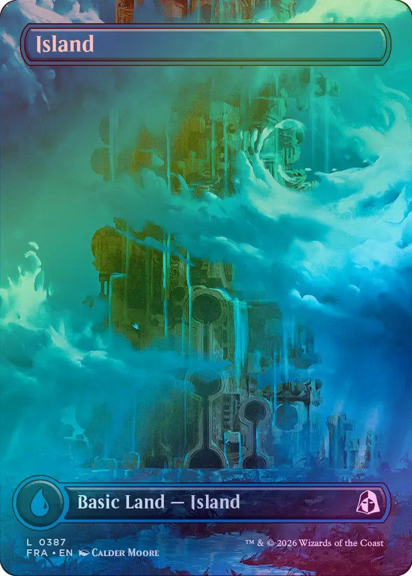 Island (387) - Tower Full Art (Foil) (FRA)