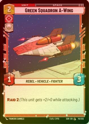 Green Squadron A-Wing - 141/252 - Common (Foil)