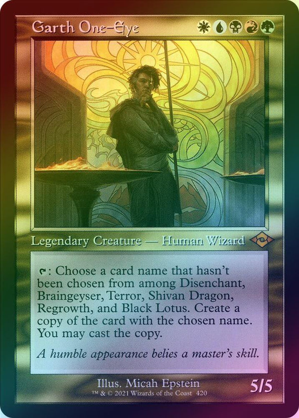 Garth One-Eye - Retro Frame (Foil) (MH2)
