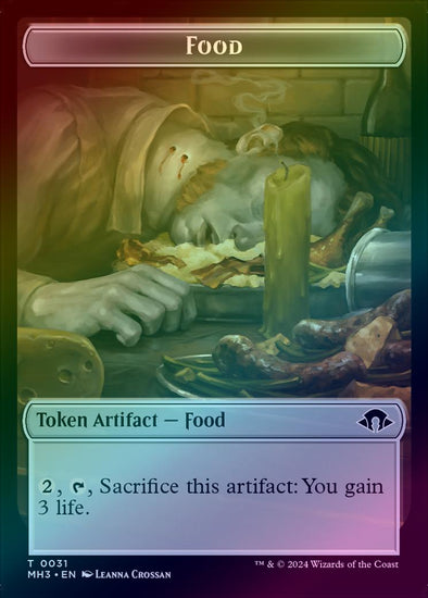 Food Token (Foil) (TMH3)