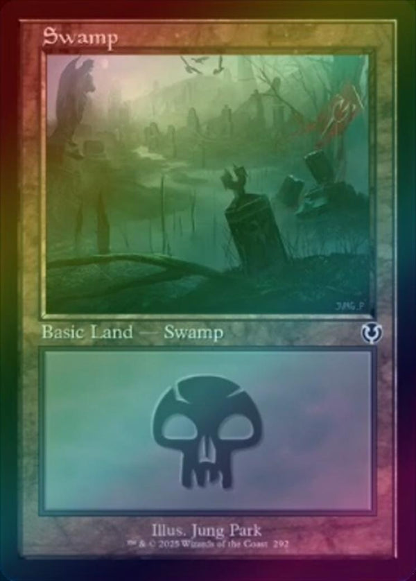 Swamp (292) - Retro Frame (Foil) (INR)