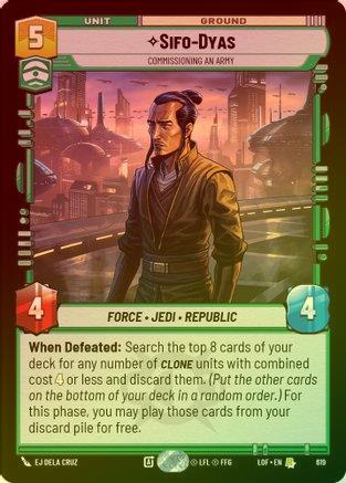 Sifo-Dyas - Commissioning An Army - 619 - Rare (Foil)