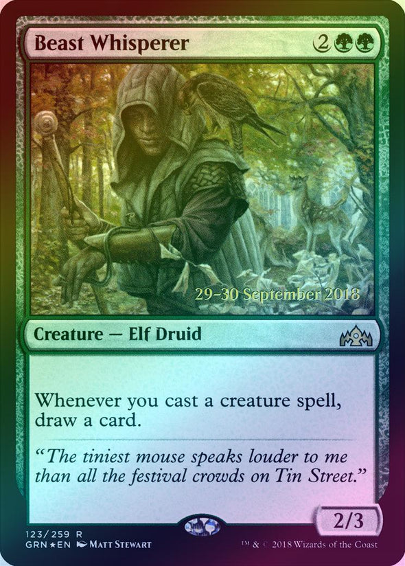 Beast Whisperer - Prerelease Promo (Foil) (PGRN)