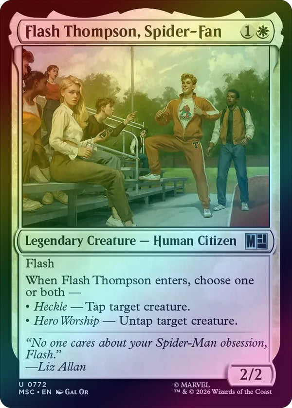 Flash Thompson, Spider-Fan (Foil) (MSC)