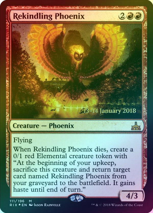 Rekindling Phoenix - Prerelease Promo (Foil) (PRIX)
