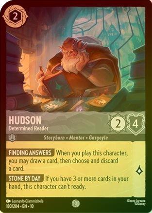 Hudson (Determined Reader) - 180/204 - Common (Foil)