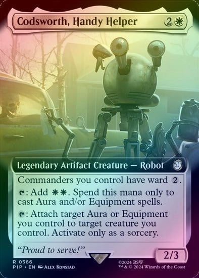 401 Games Canada - Codsworth, Handy Helper - Extended Art (Foil) (PIP) 401 Games Canada - Codsworth, Handy Helper - Extended Art (Foil) (PIP)