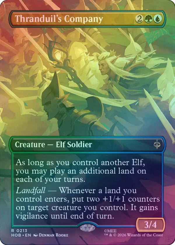 Thranduil's Company - Borderless Scene (Foil) (HOB) (Pre-Order)
