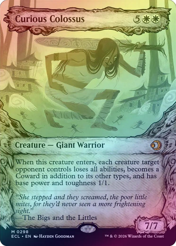 Curious Colossus -Fable Frame Showcase (Foil) (ECL)