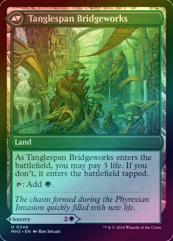 Bridgeworks Battle // Tanglespan Bridgeworks (Foil) (MH3)