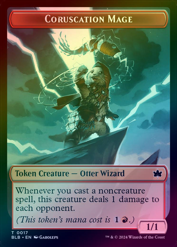 Coruscation Mage // Food Token (Foil) (TBLB)