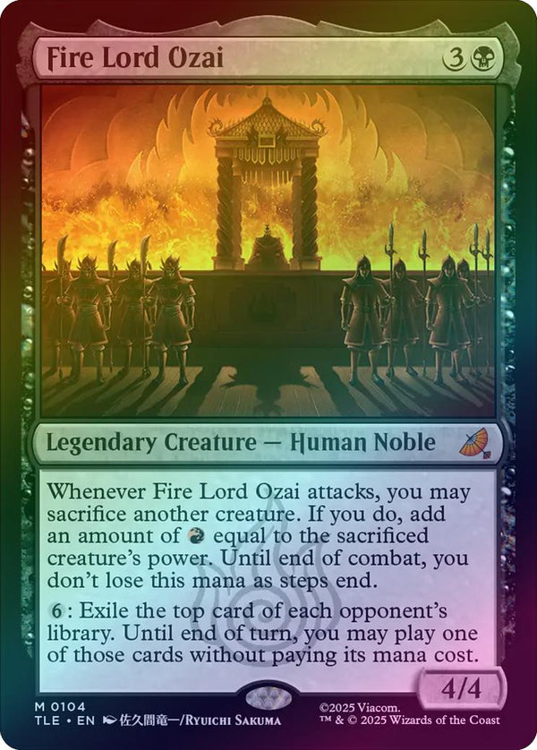 Fire Lord Ozai (Foil) (TLE)