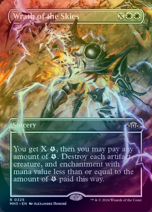Wrath of the Skies - Borderless (Foil) (MH3)