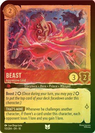 Beast (Aggressive Lord) - 113/204 - Uncommon (Foil)