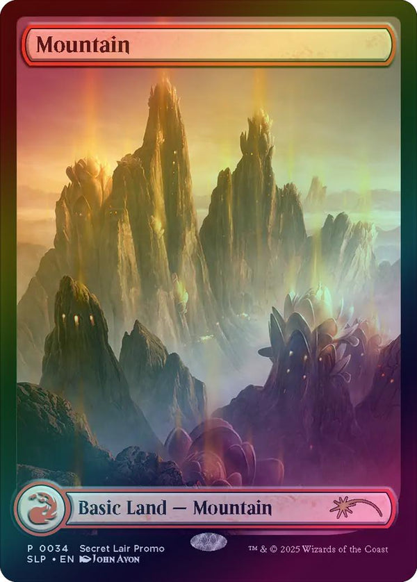 Mountain (034) (Foil) (SLP)