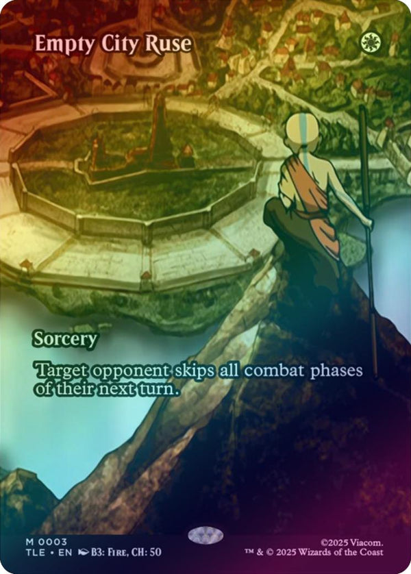 Empty City Ruse - Borderless Source Material (Foil) (TLE)