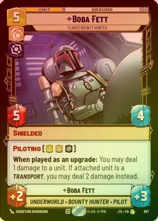 Boba Fett - Feared Bounty Hunter - 687 - Rare (Foil)
