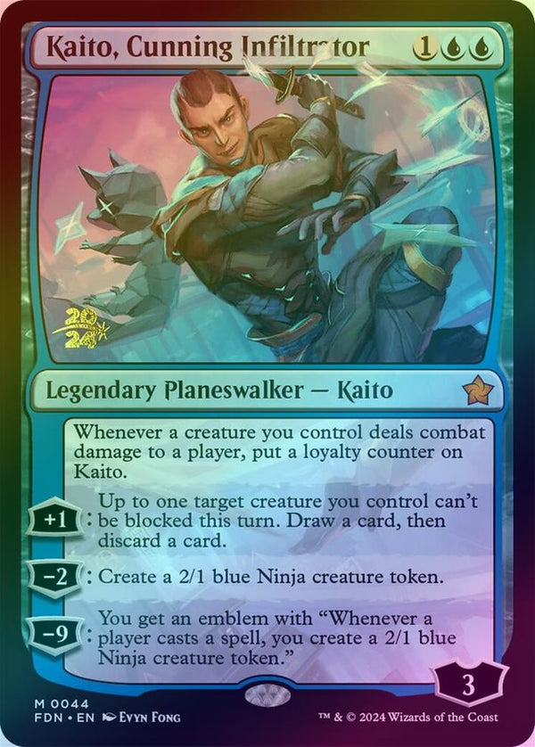 Kaito, Cunning Infiltrator - Prerelease Promo (Foil) (PFDN)
