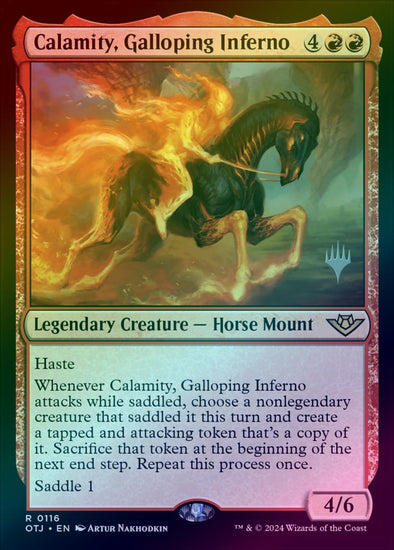 Calamity, Galloping Inferno - Promo Pack (Foil) (POTJ)