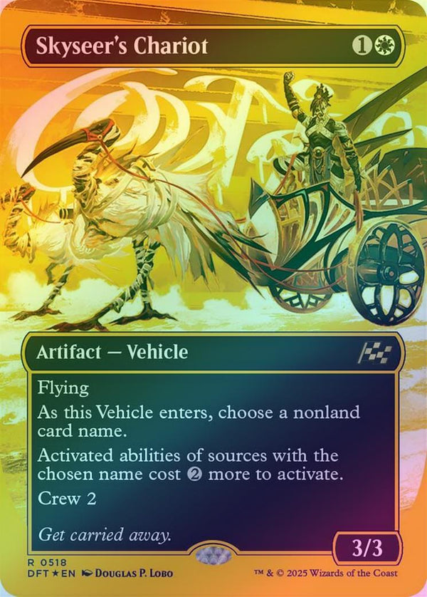 Skyseer's Chariot - Borderless Revved Up (First-Place Foil) (DFT)