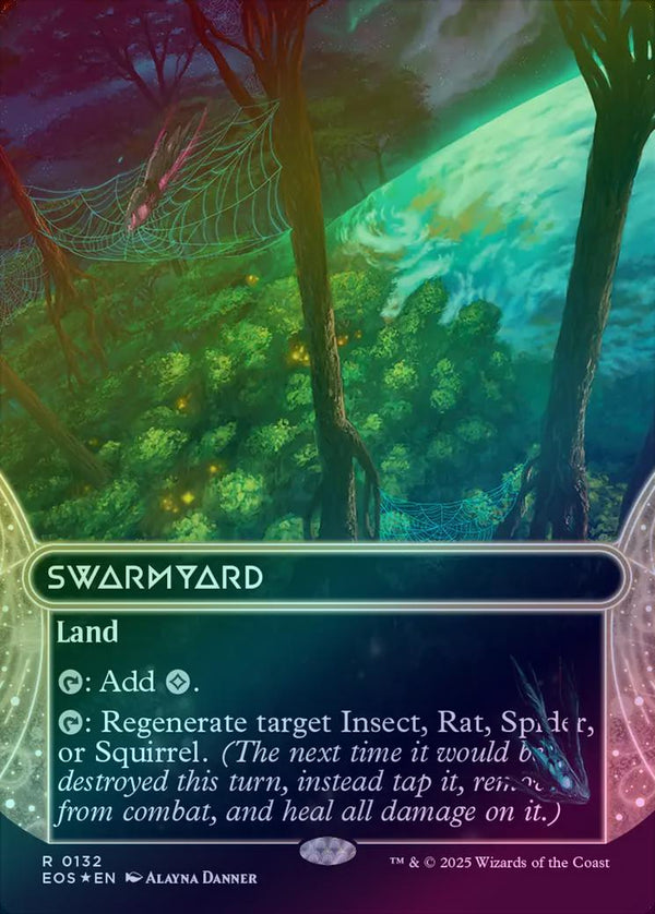 Swarmyard - Borderless (Galaxy Foil) (EOS)