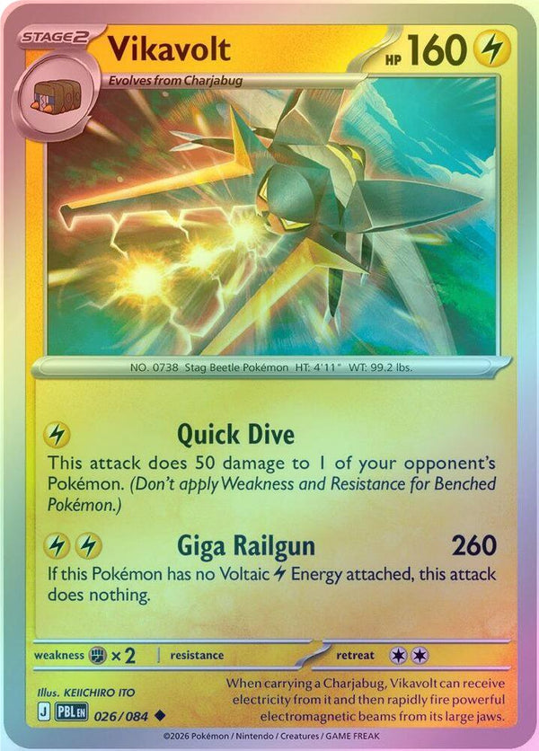 Vikavolt - 026/084 - Uncommon - Reverse Holo