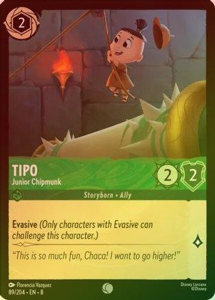 Tipo (Junior Chipmunk) - 89/204 - Common (Foil)