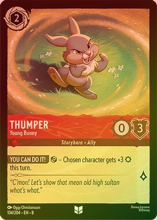 Thumper (Young Bunny) - 134/204 - Uncommon (Foil)