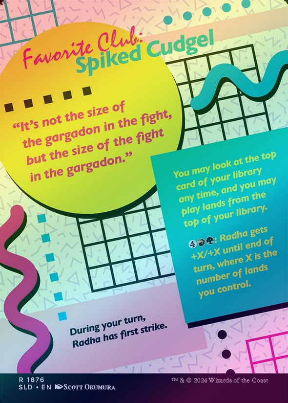 Radha, Heart of Keld - Secret Lair High: Class of '87 (Foil) (SLD)