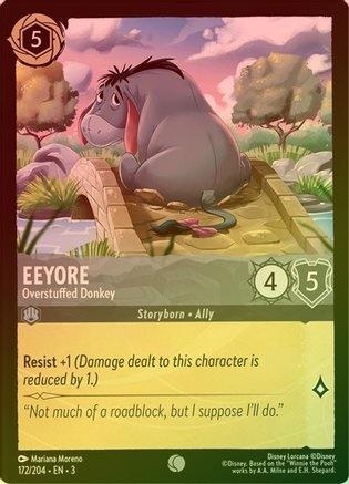 Eeyore (Overstuffed Donkey) - 172/204 - Common (Foil)