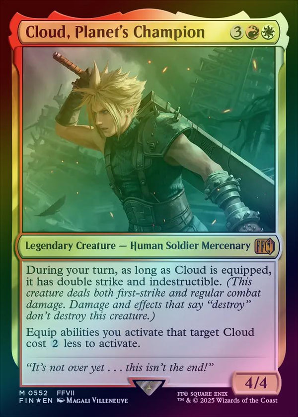 Cloud, Planet's Champion (Foil) (FIN)
