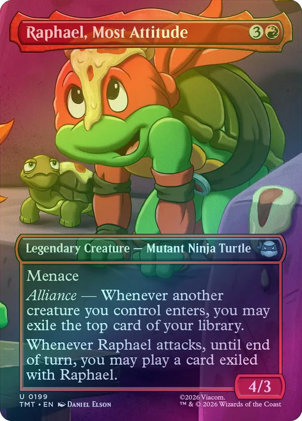 Raphael, Most Attitude - Borderless Scene (Foil) (TMT)