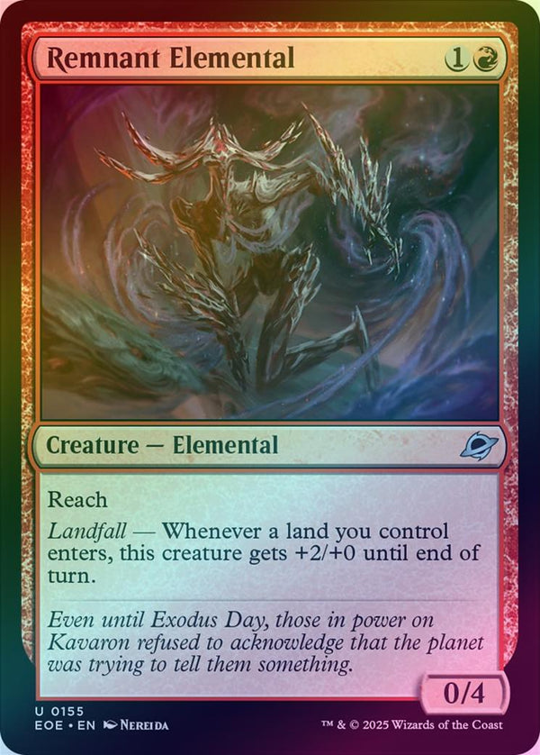 Remnant Elemental (Foil) (EOE)
