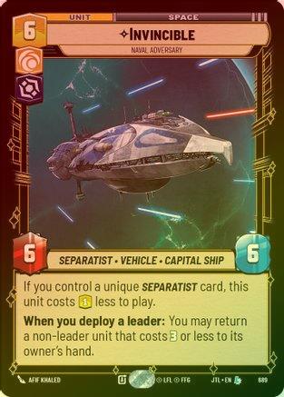 Invincible - Naval Adversary - 689 - Legendary (Foil)