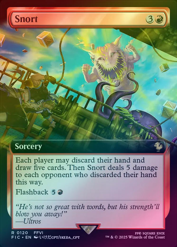 Snort - Extended Art (Foil) (FIC)