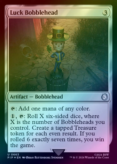 bobblehead cards mtg Magic: The Gathering Boosters, & Preorders Create a tapped Treasure token for each even result Strength Bobblehead Price | mtg