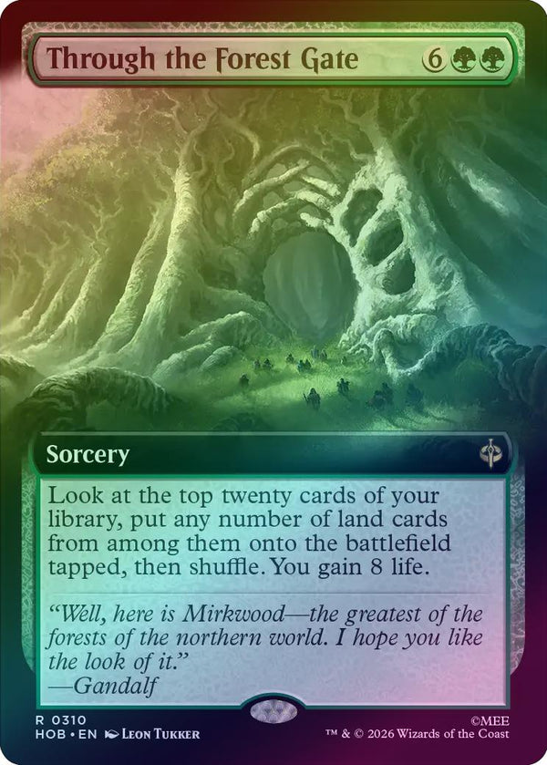 Through the Forest Gate - Extended Art (Foil) (HOB) (Pre-Order)