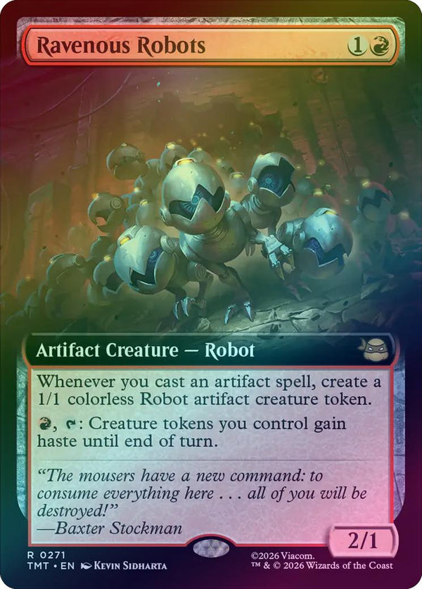 Ravenous Robots - Extended Art (Foil) (TMT)