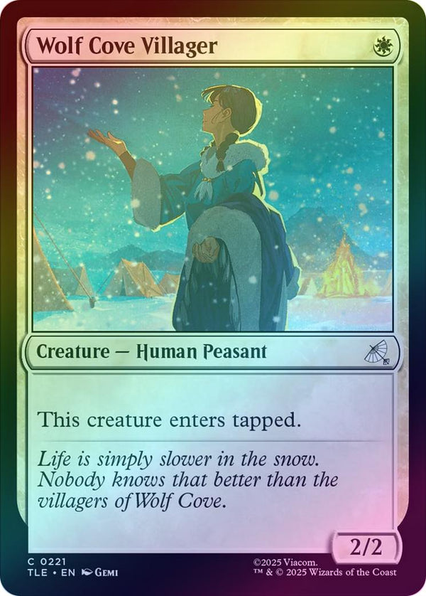 Wolf Cove Villager (Foil) (TLE)