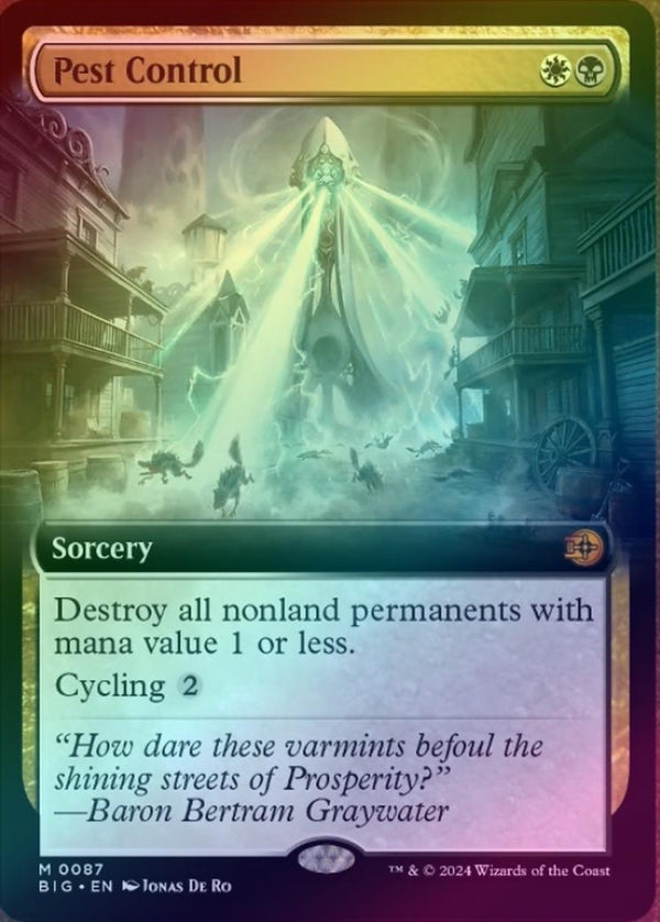 Pest Control - Extended Art (Foil) (BIG)