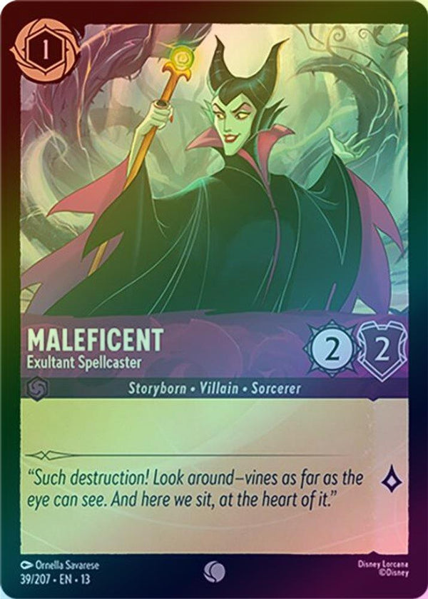 Maleficent (Exultant Spellcaster) - 39/207 - Common (Foil)