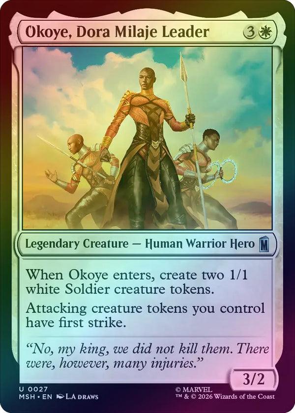 Okoye, Dora Milaje Leader (Foil) (MSH) (Pre-Order)