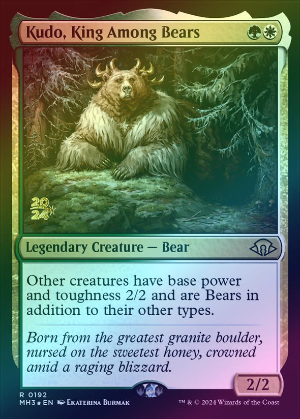 Kudo, King Among Bears - Prerelease Promo (Foil) (PMH3)