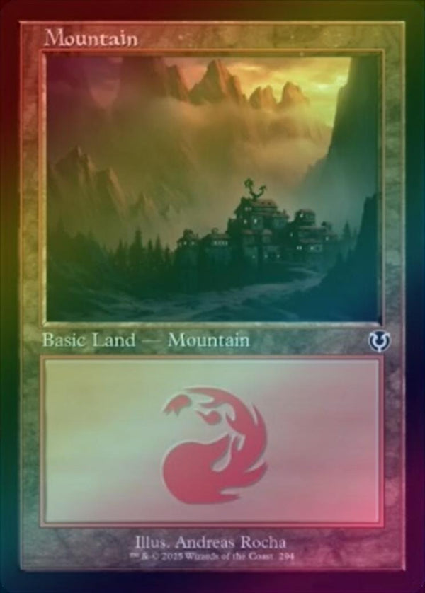 Mountain (294) - Retro Frame (Foil) (INR)