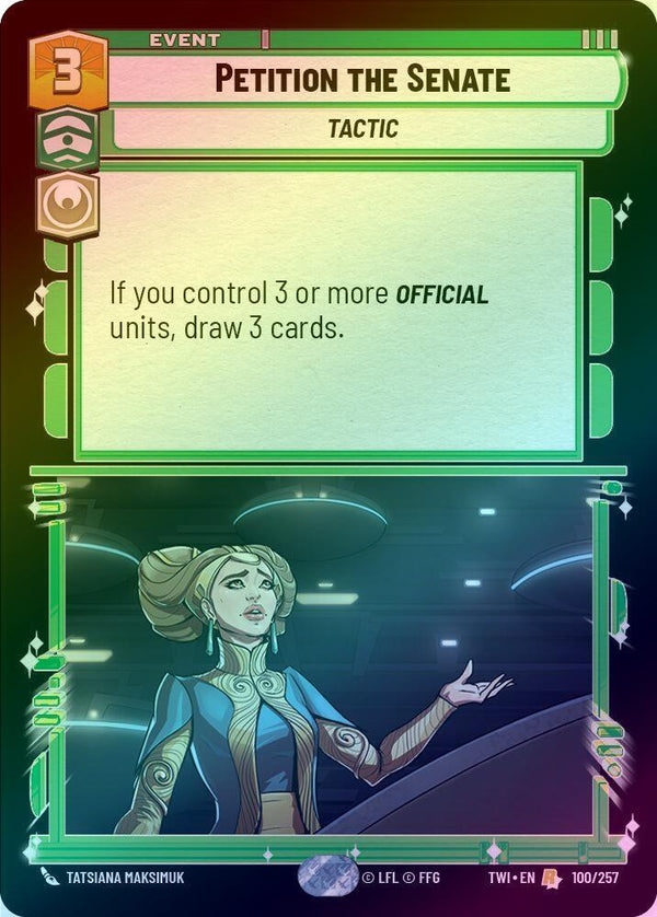 Petition the Senate - 100/257 - Rare (Foil)